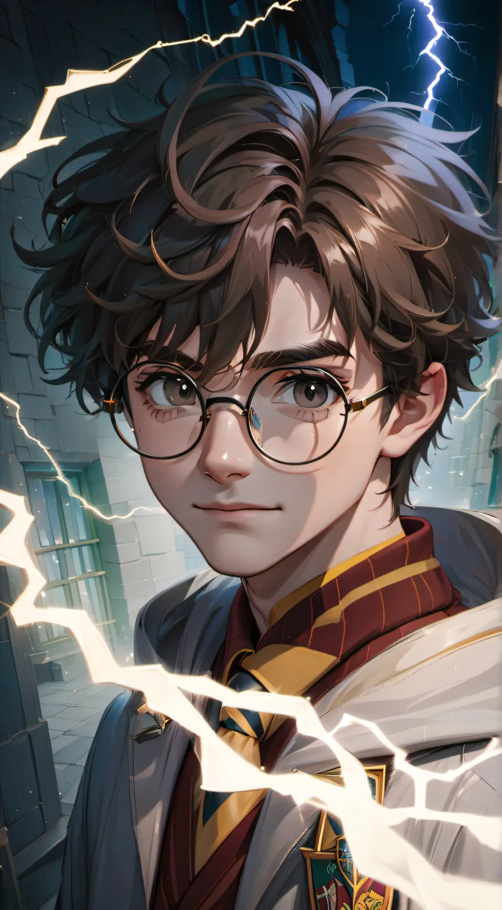 ai character: Harry Potter background