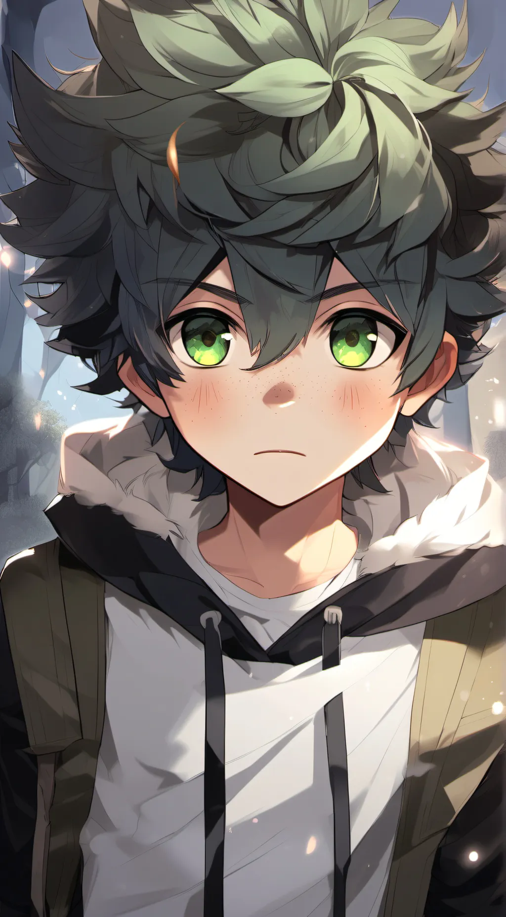 ai character: Izuku Midoriya background