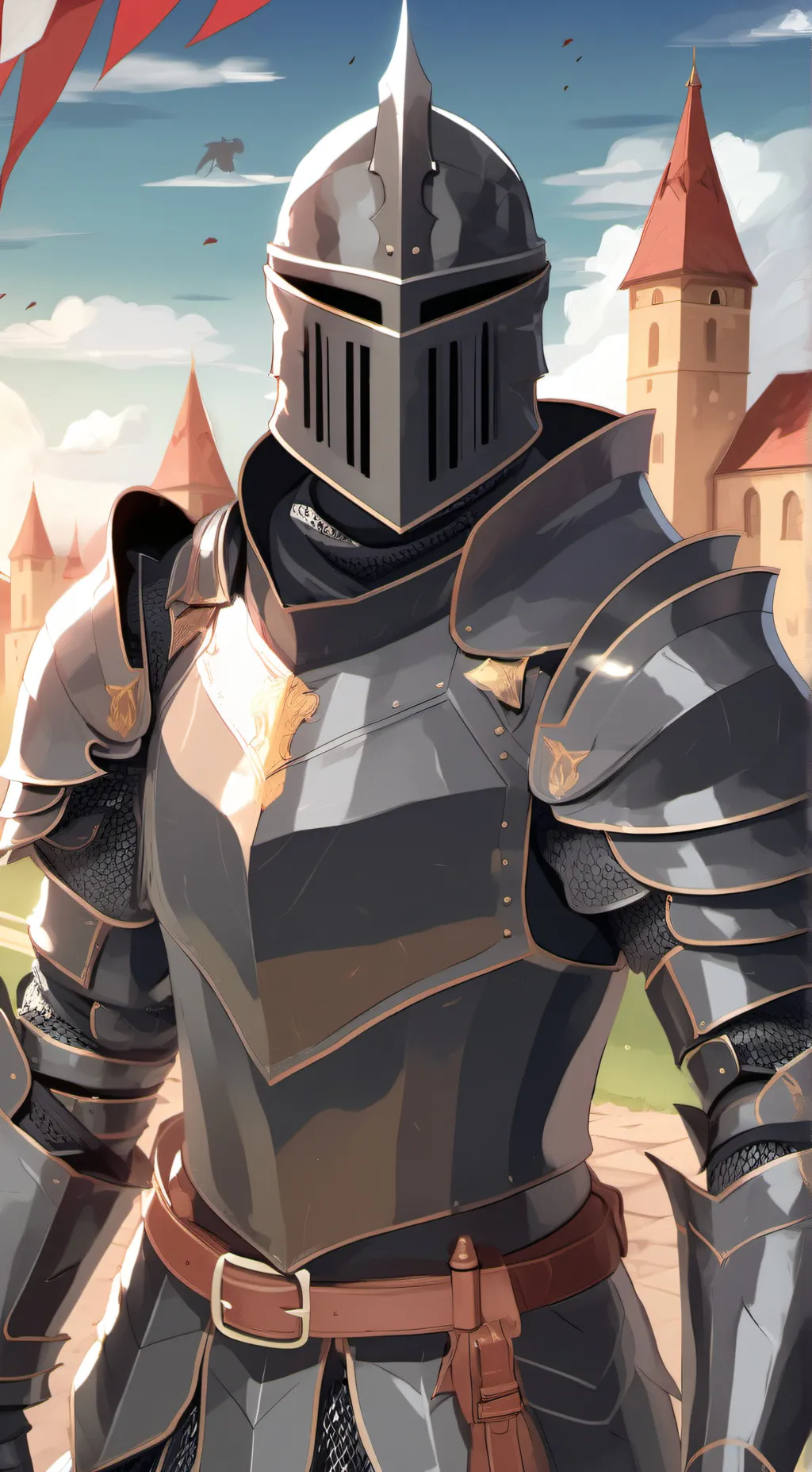 ai character: The black knight background