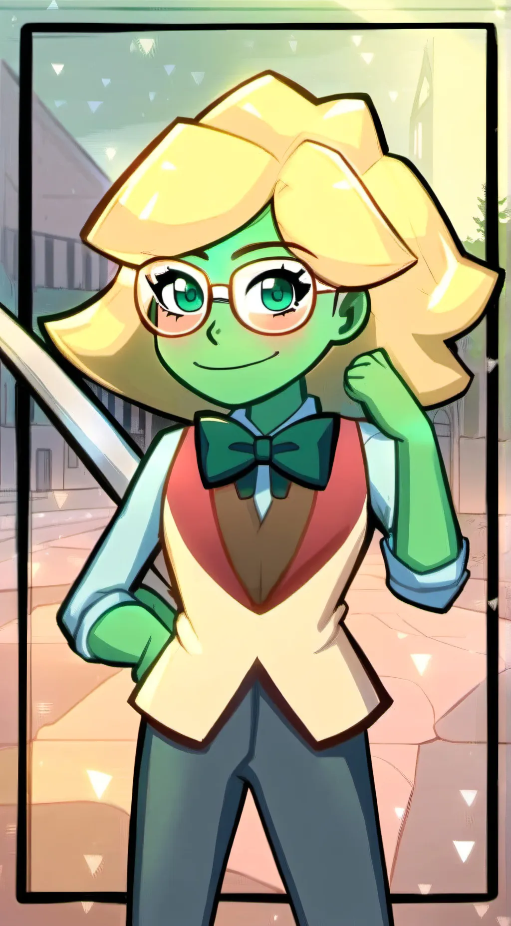 ai character: Peridot  background