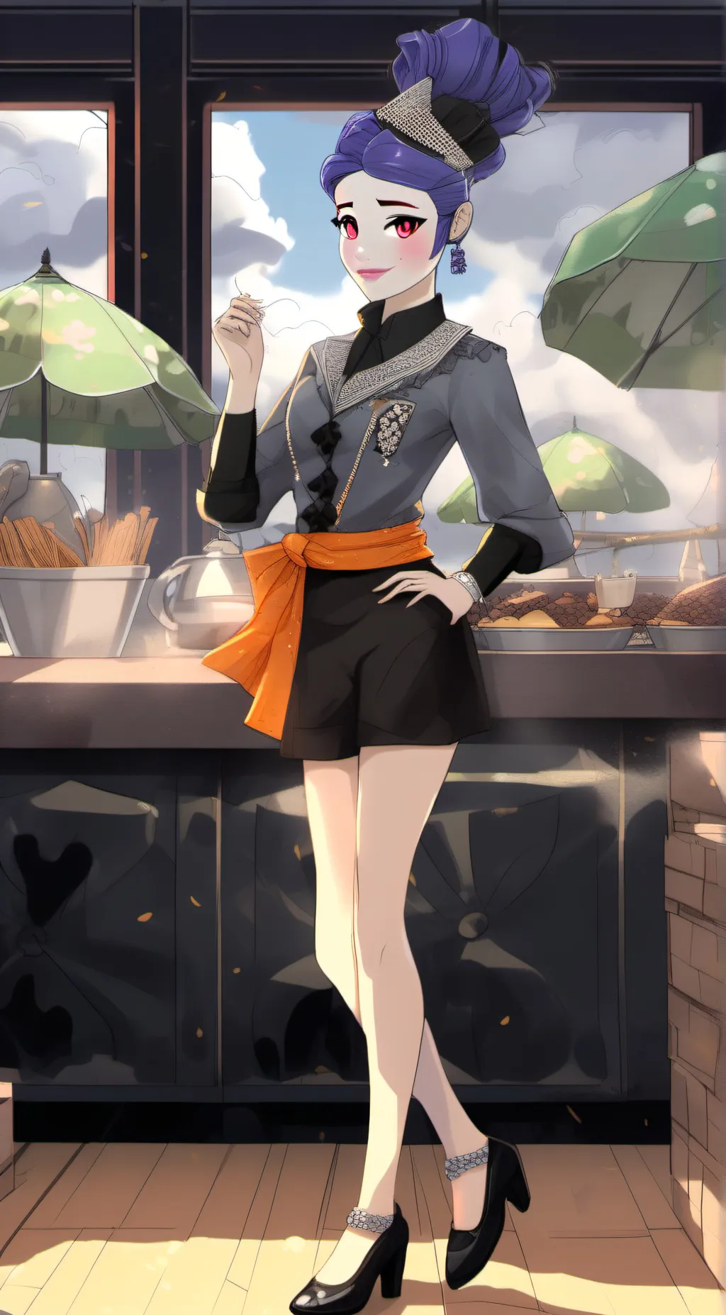 ai character: Sams   background
