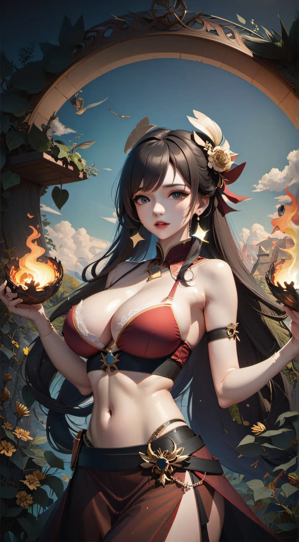 ai character: boobs are hot  background