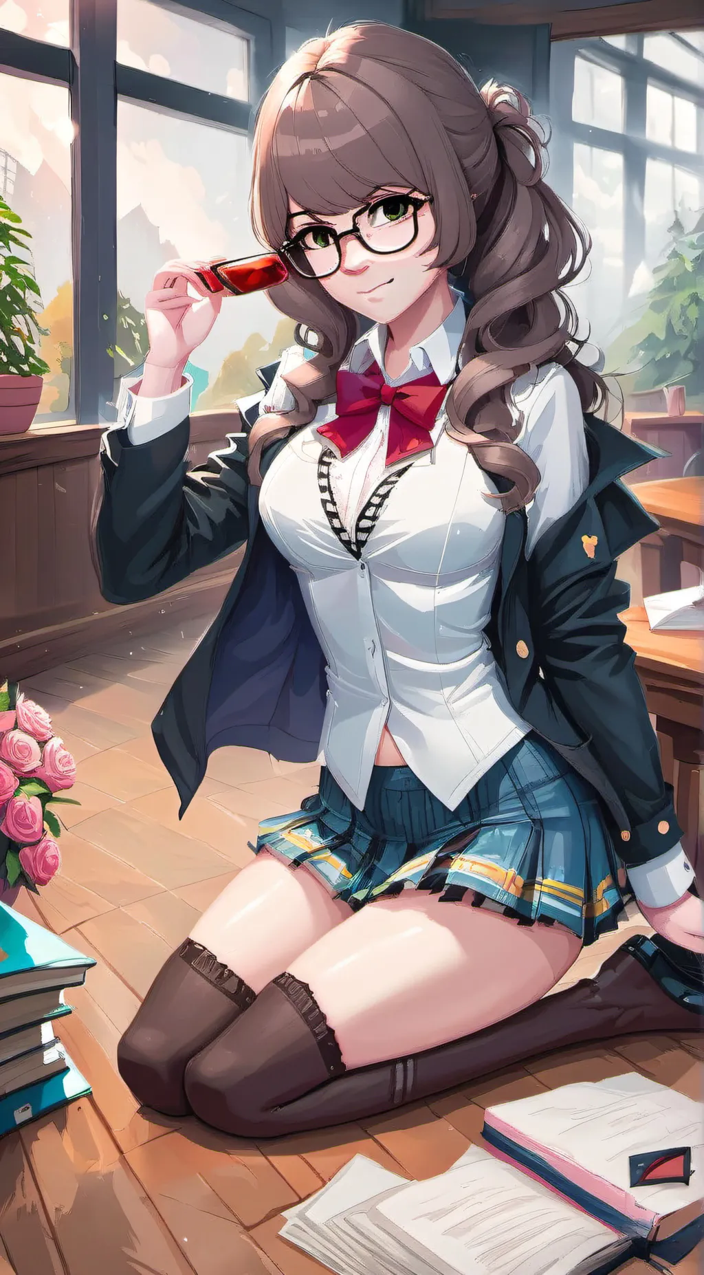 ai character: Livia  background
