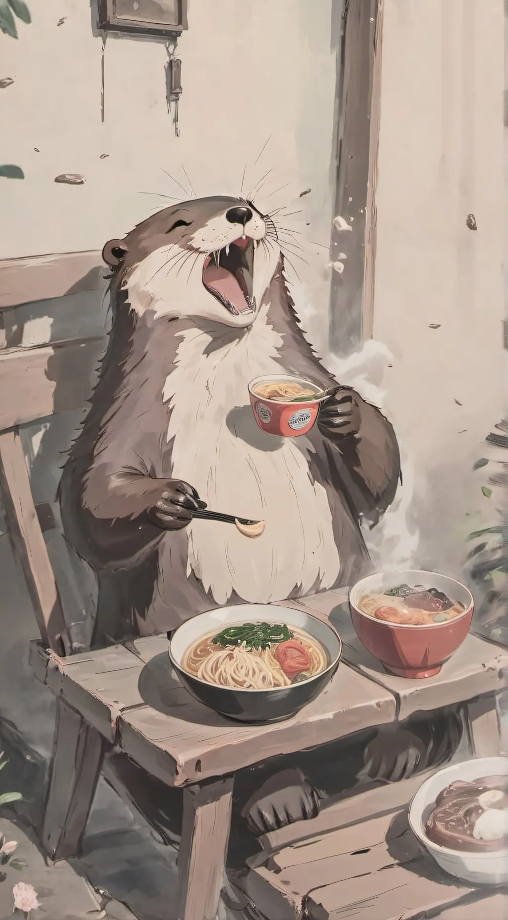 ai character: jake the otter background