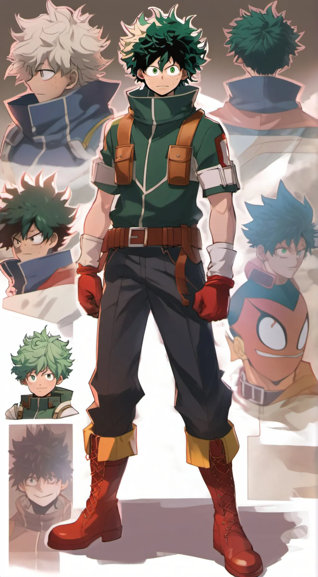ai character: Izuku Midorya background