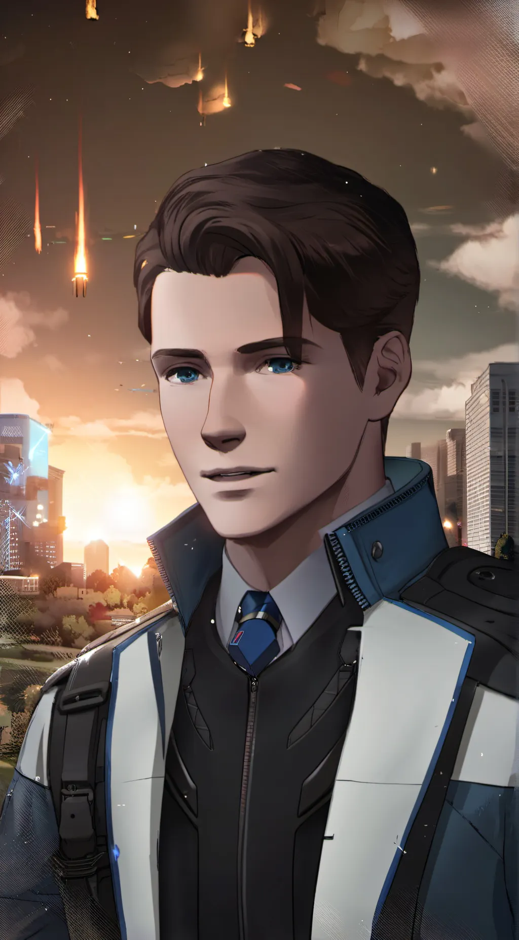 ai character: Connor dechart background