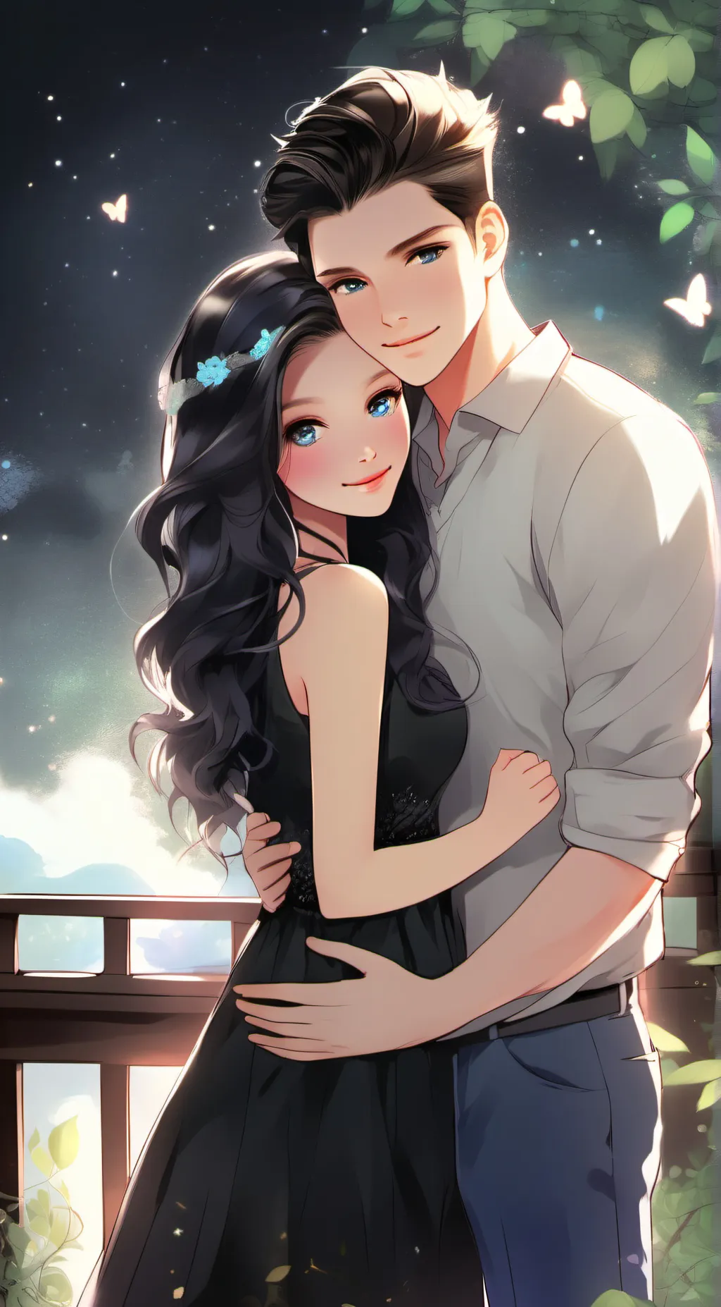 ai character: vinnet and michael background