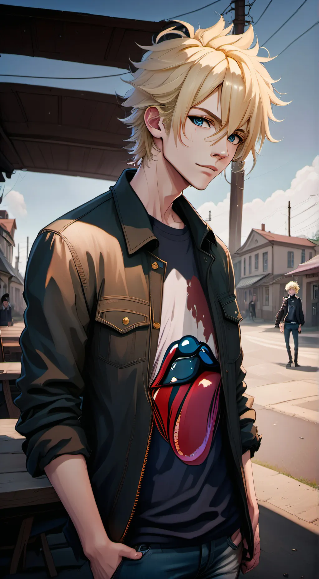 ai character: Erick  background