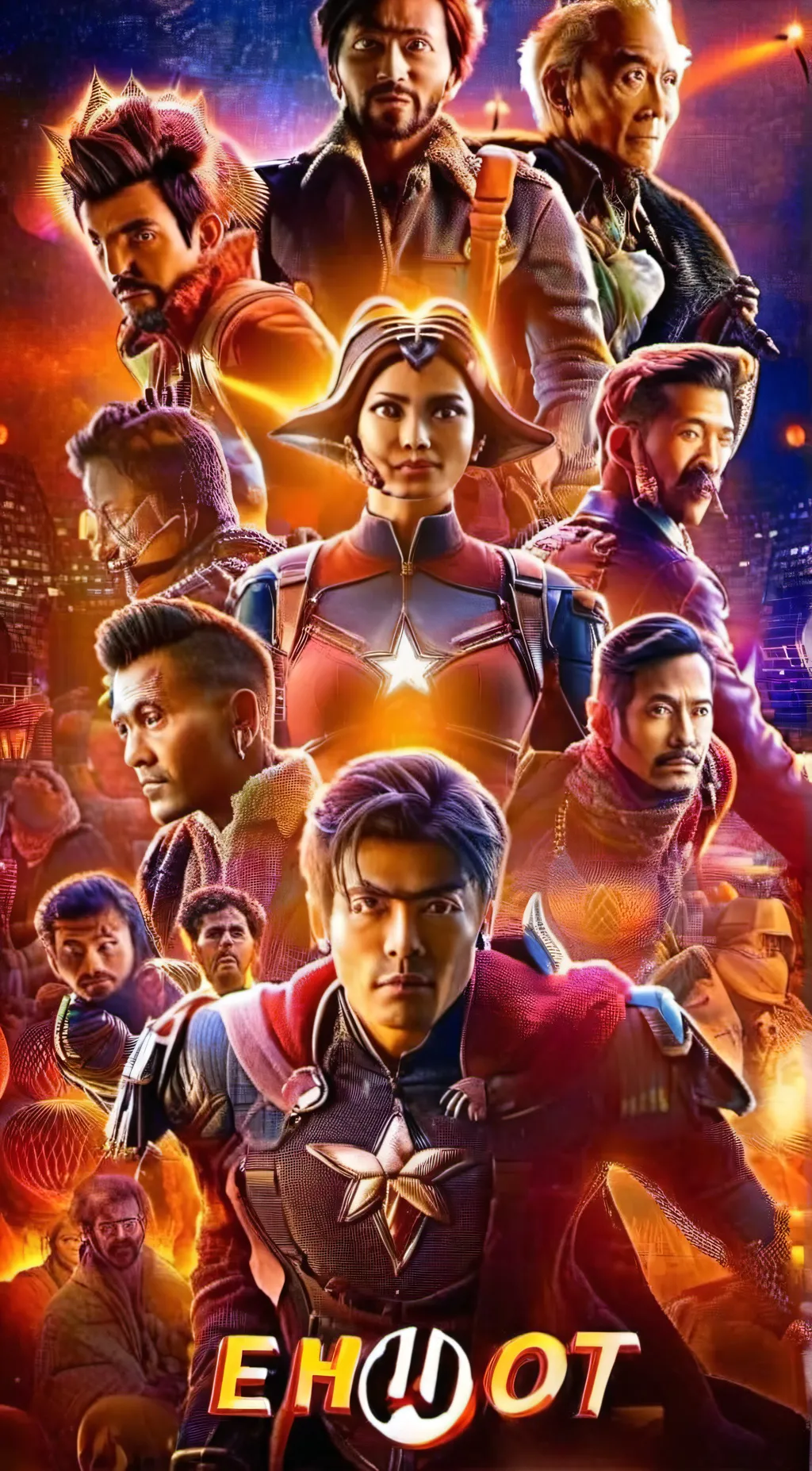 ai character: Avengers background