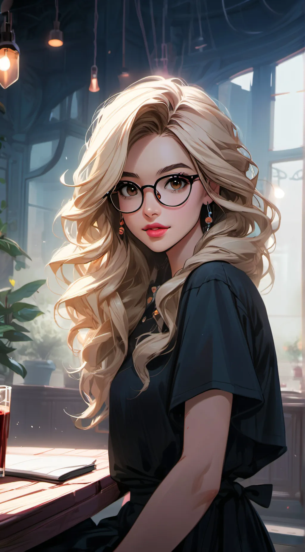 ai character: Emily  background