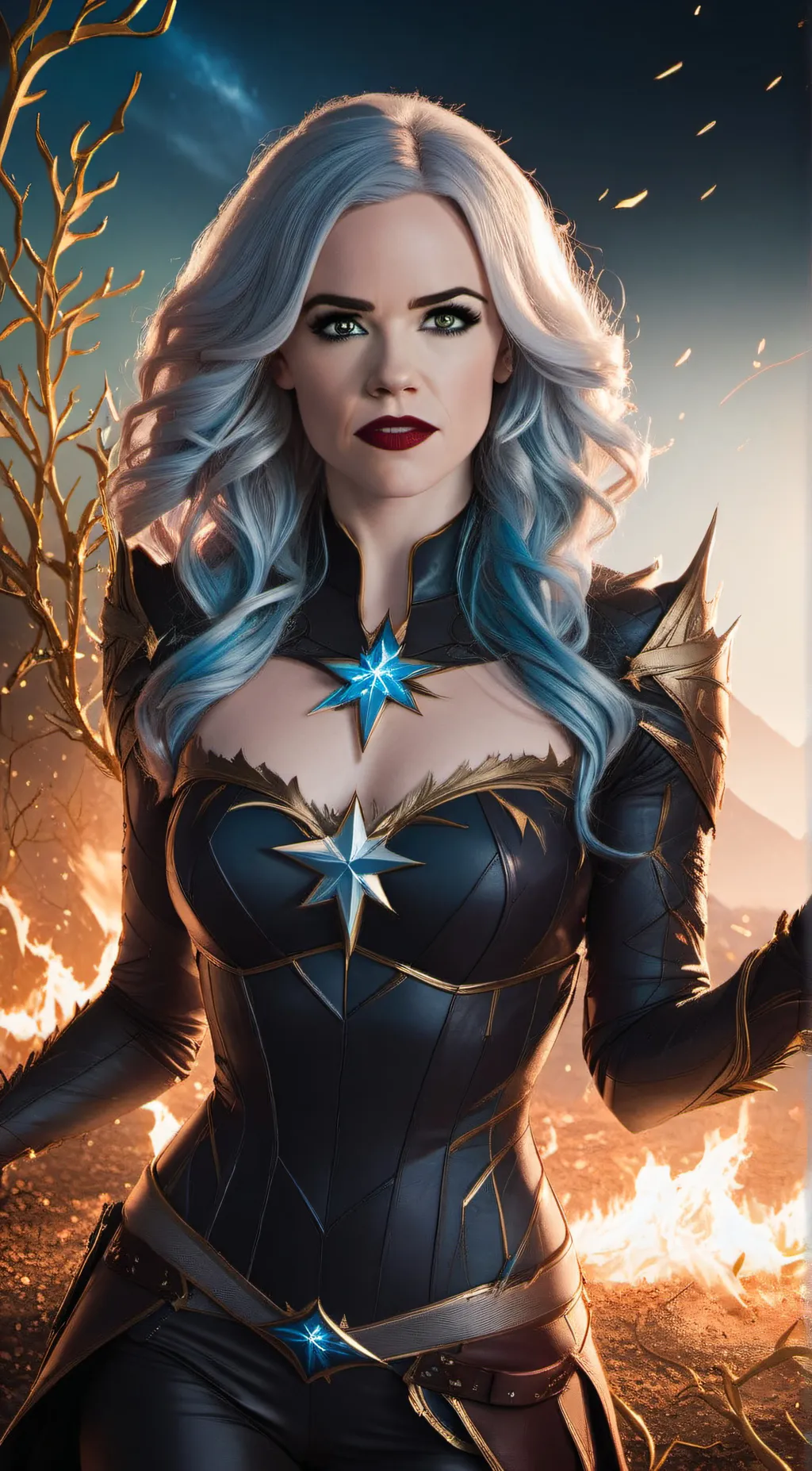 ai character: Killer Frost  background