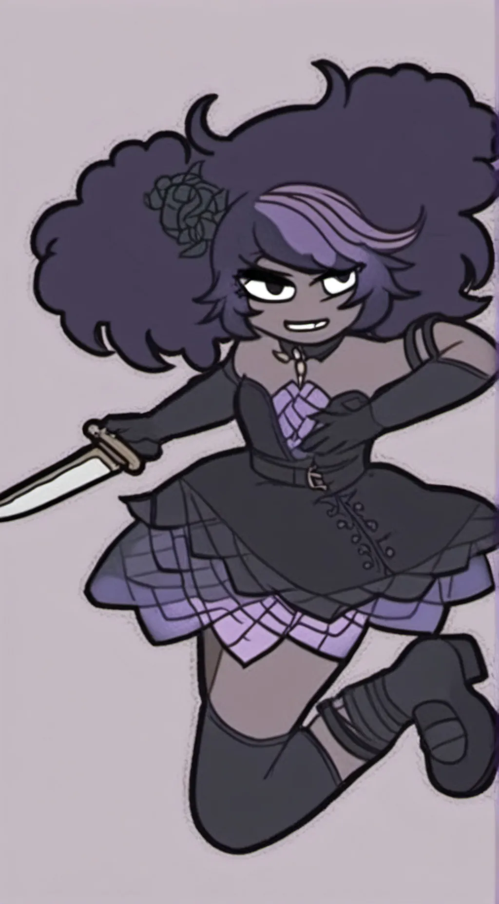 ai character: Veronica  background