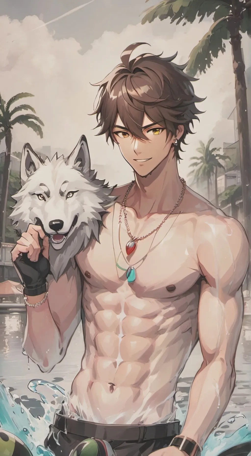 ai character: Xavier  background