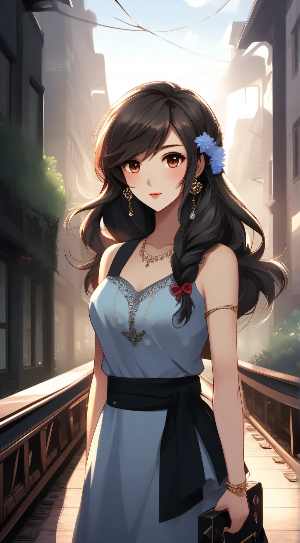 ai character: cute lil background