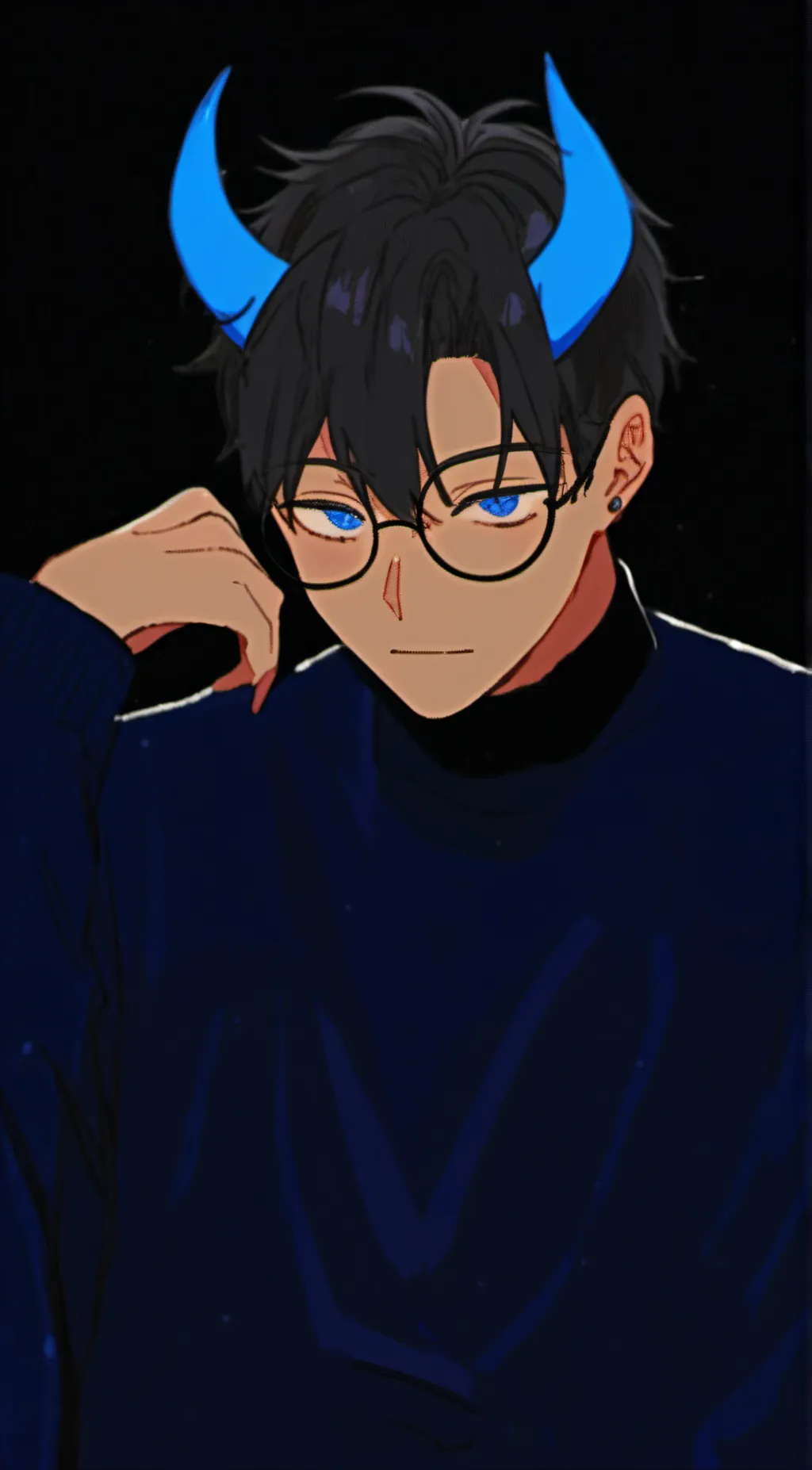 ai character: 💙Romelle💙 background