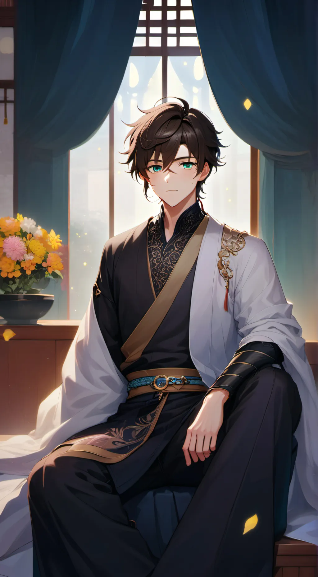 ai character: Justin background