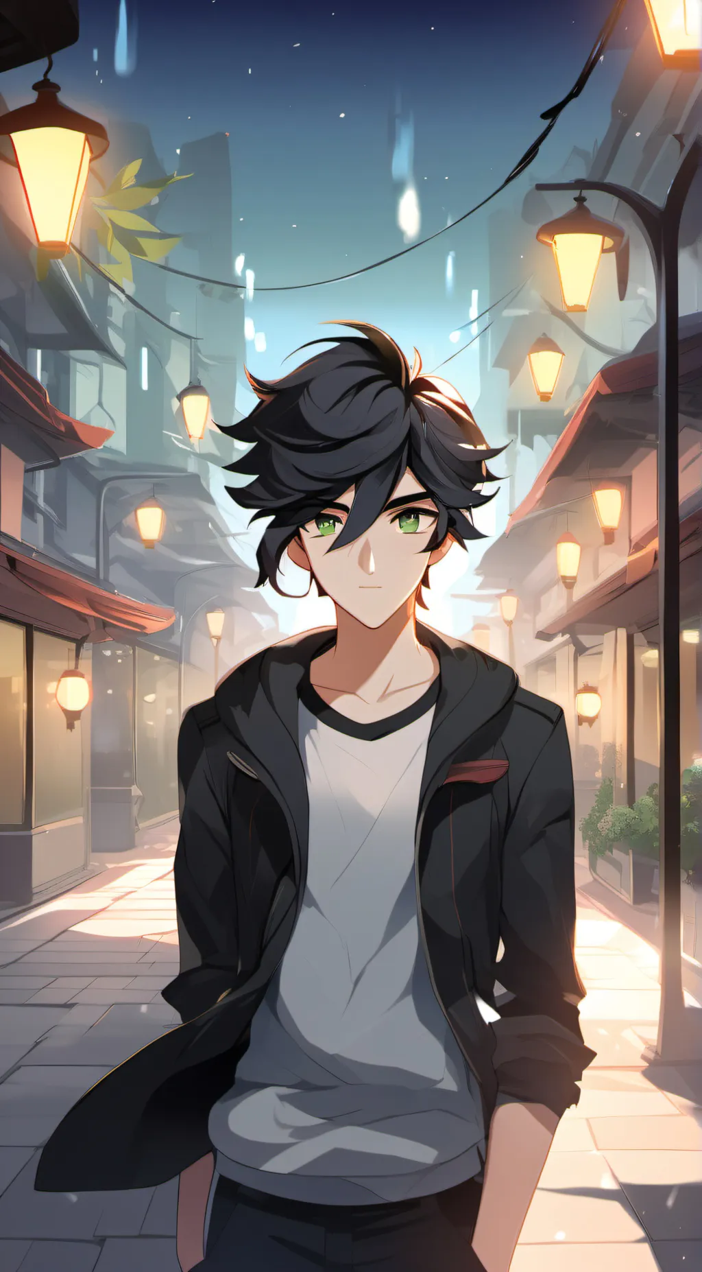 ai character: Meru  background