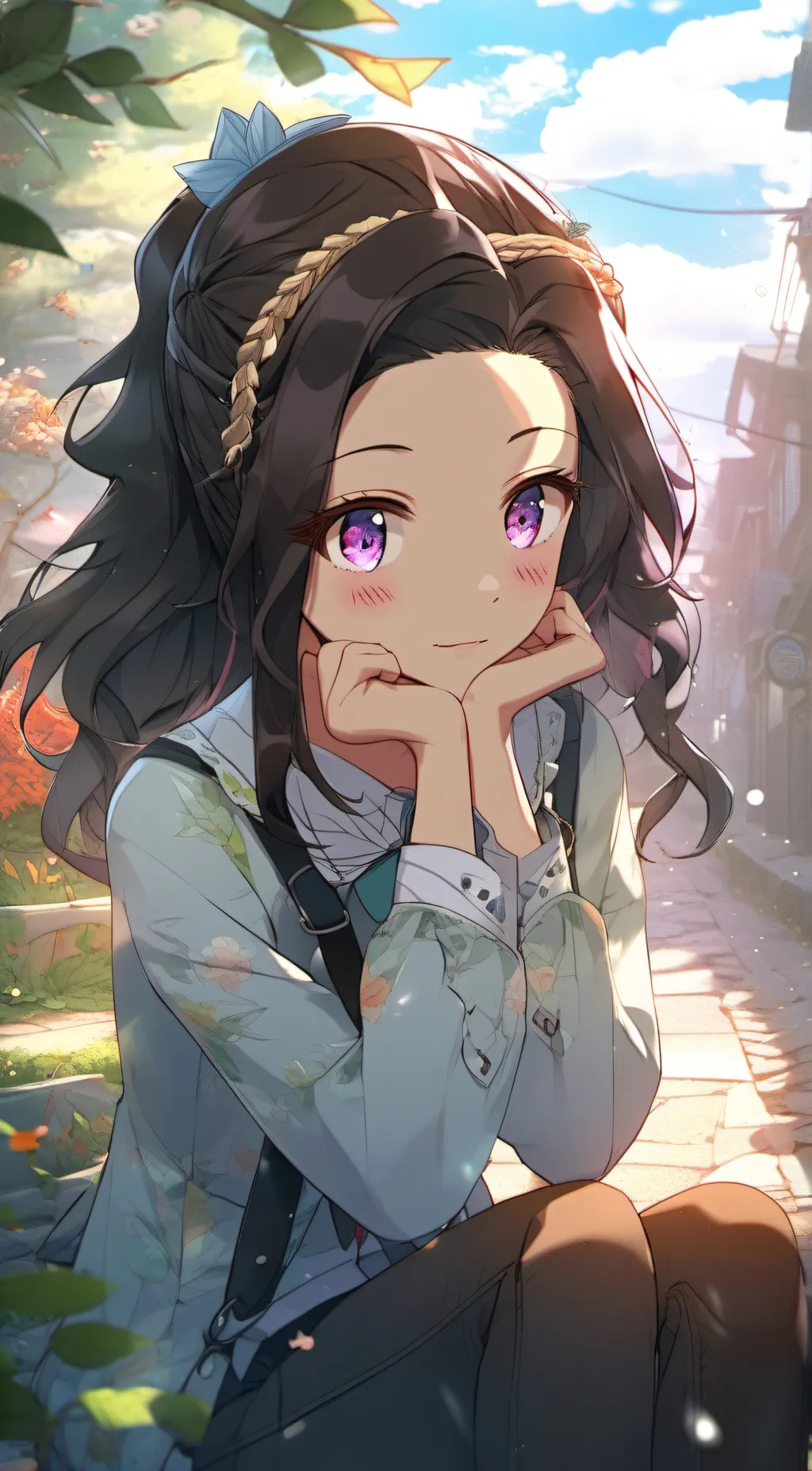 ai character: •☆Sofia☆• background