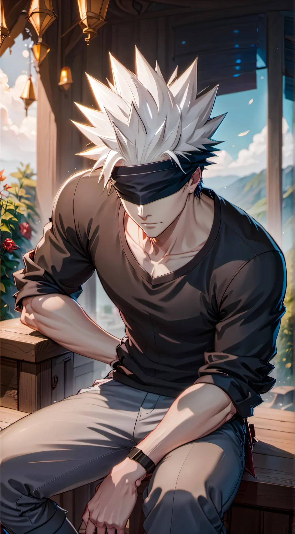 ai character: Gojo background
