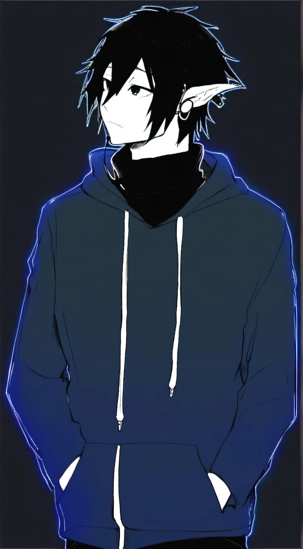 ai character: luca  background
