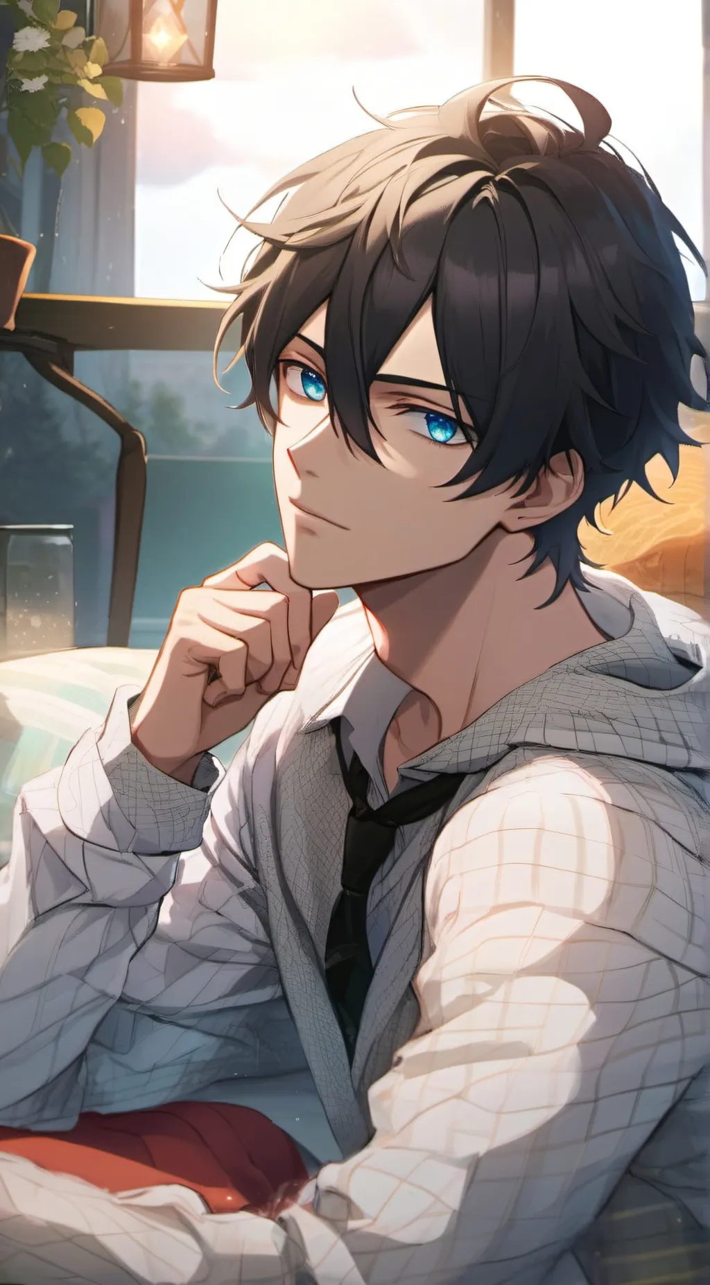 ai character: Alex your bf!! background