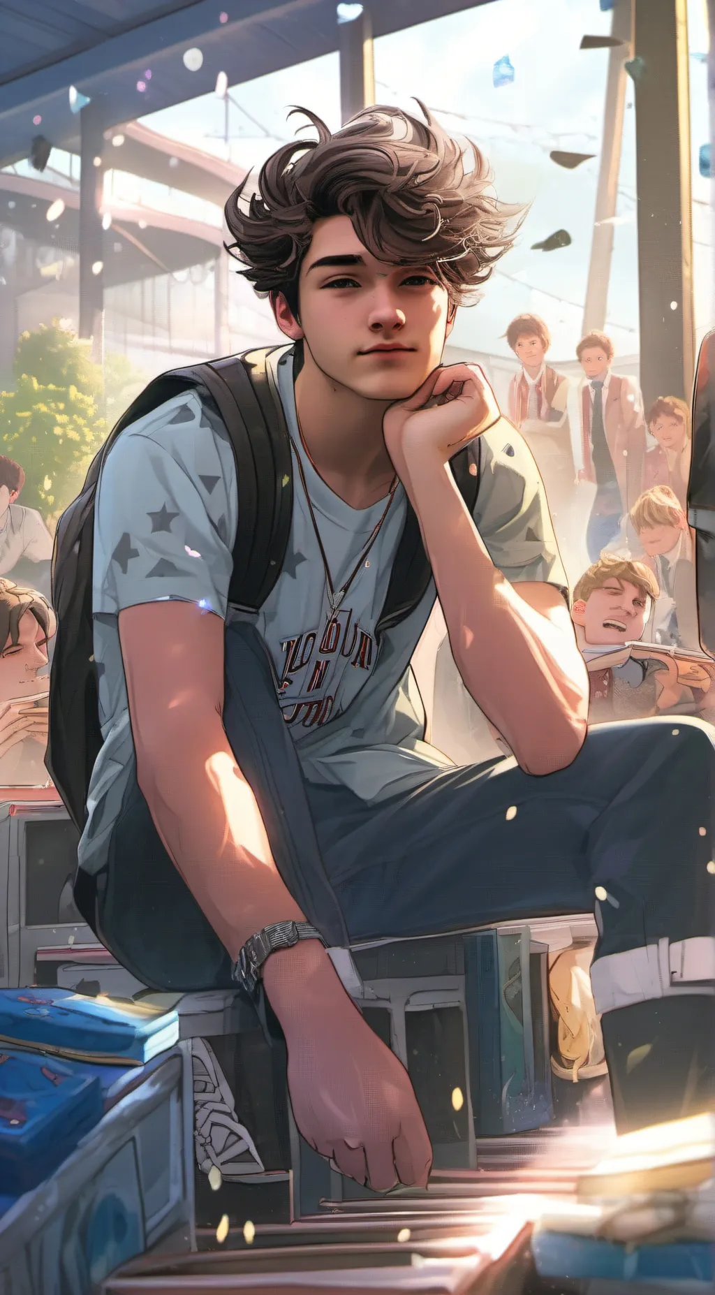 ai character: Noah background