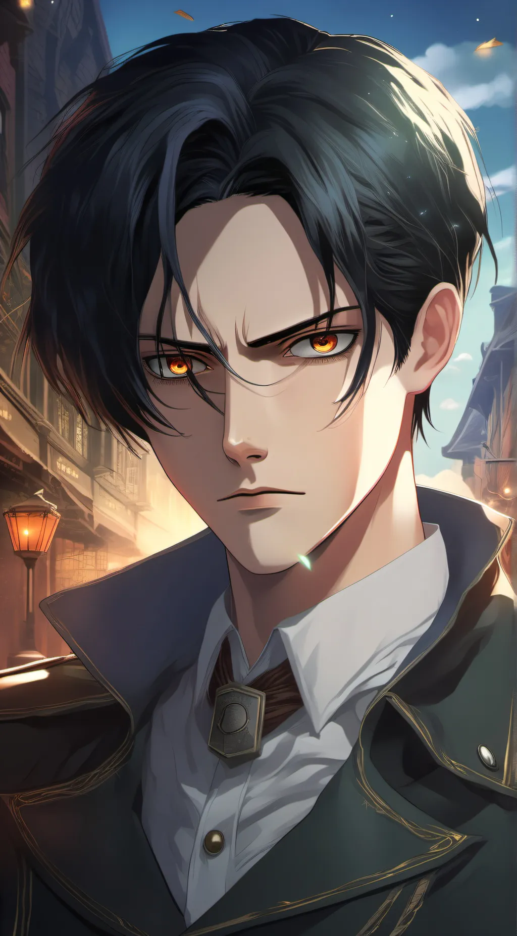 ai character: Captain Levi background