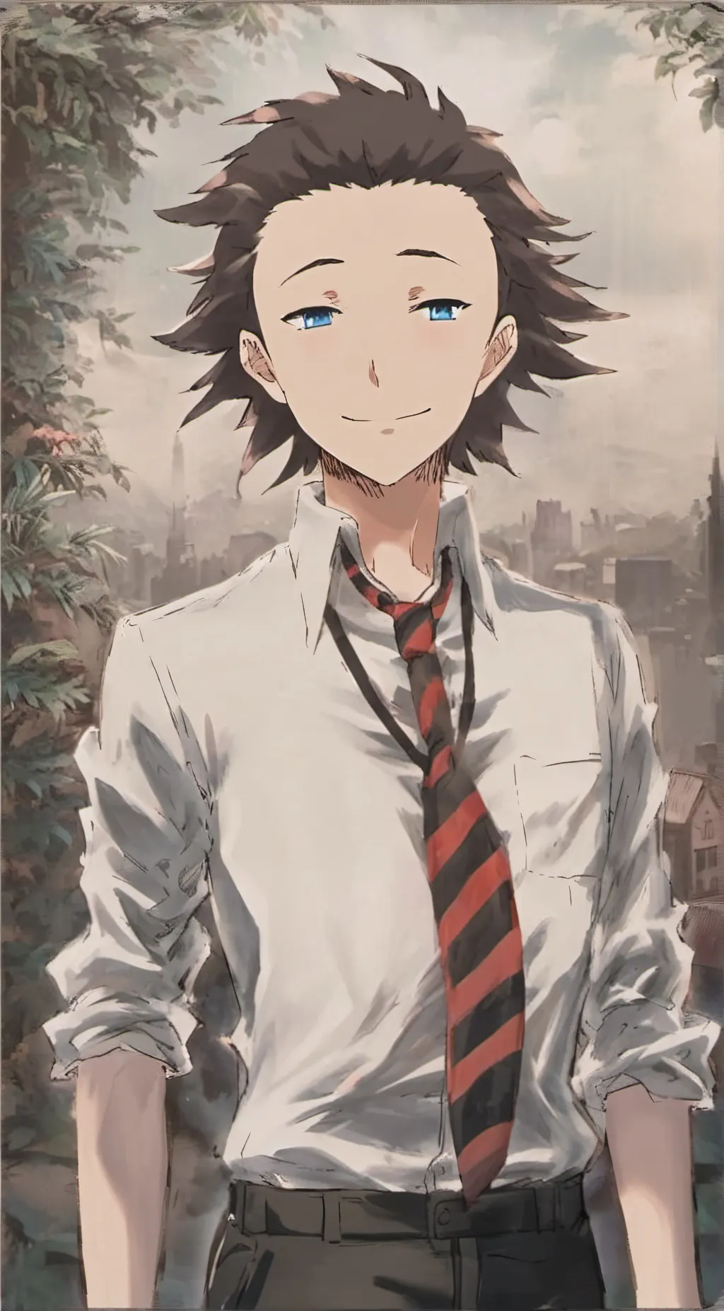 ai character: Isami Aldini background