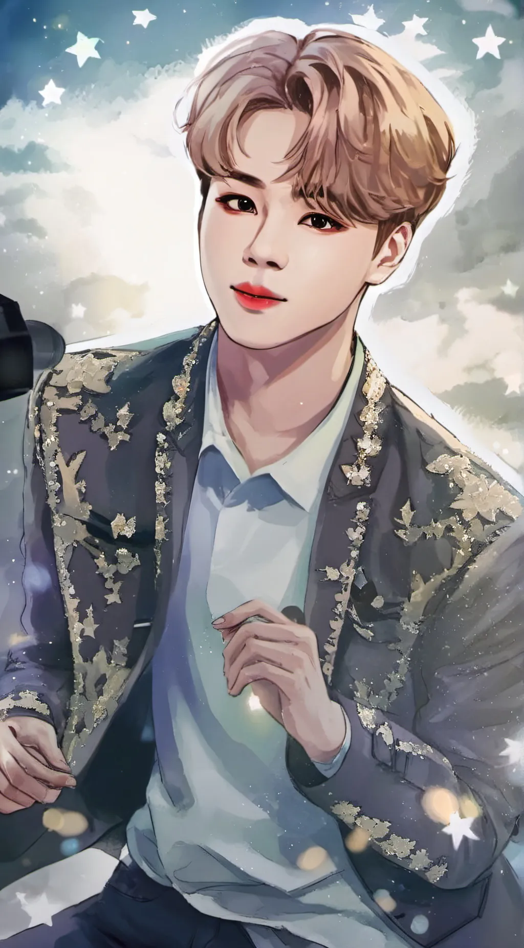 ai character: Jimin  background