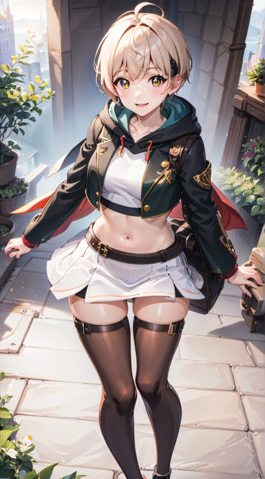 ai character: random mascul girl background