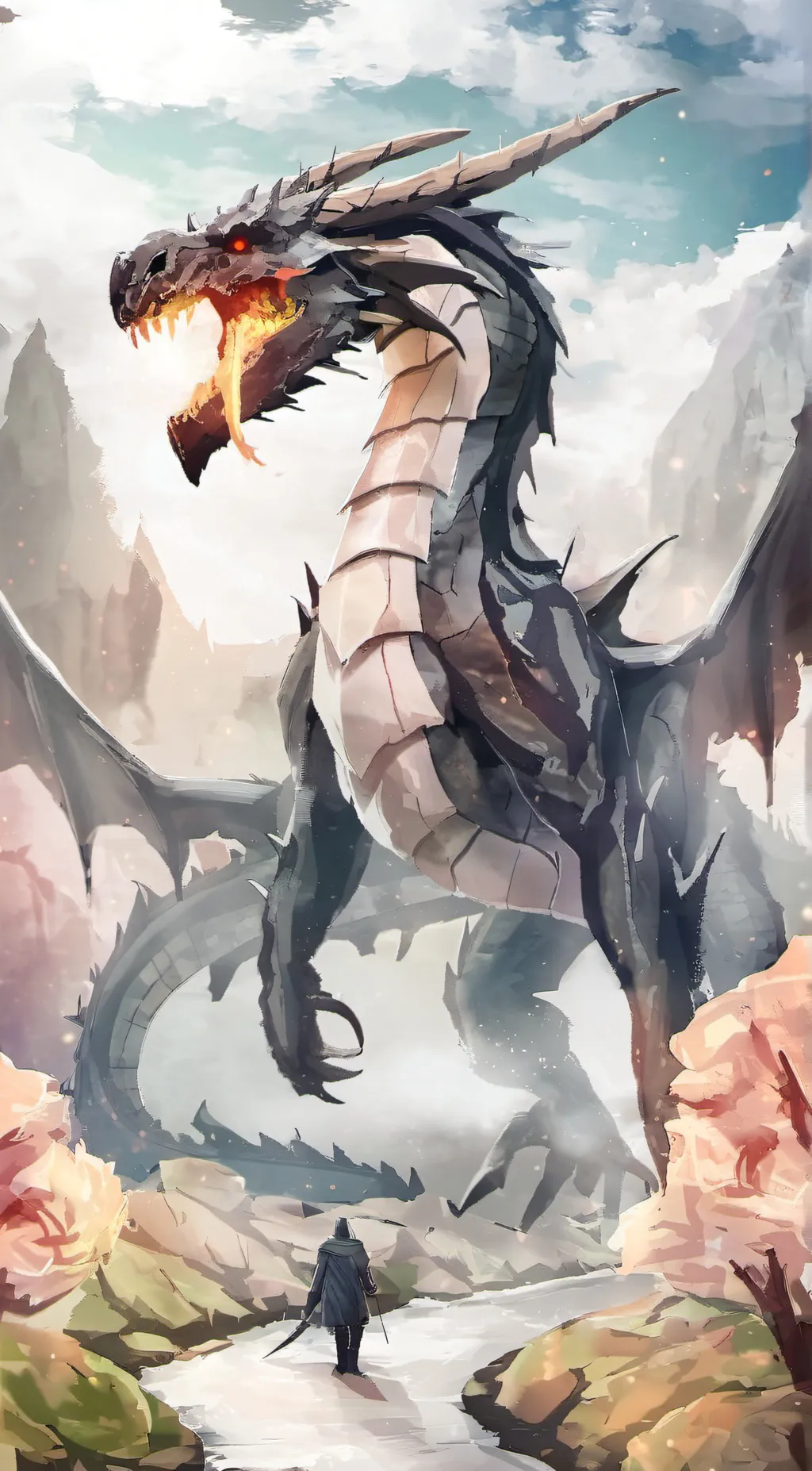 ai character: death  background