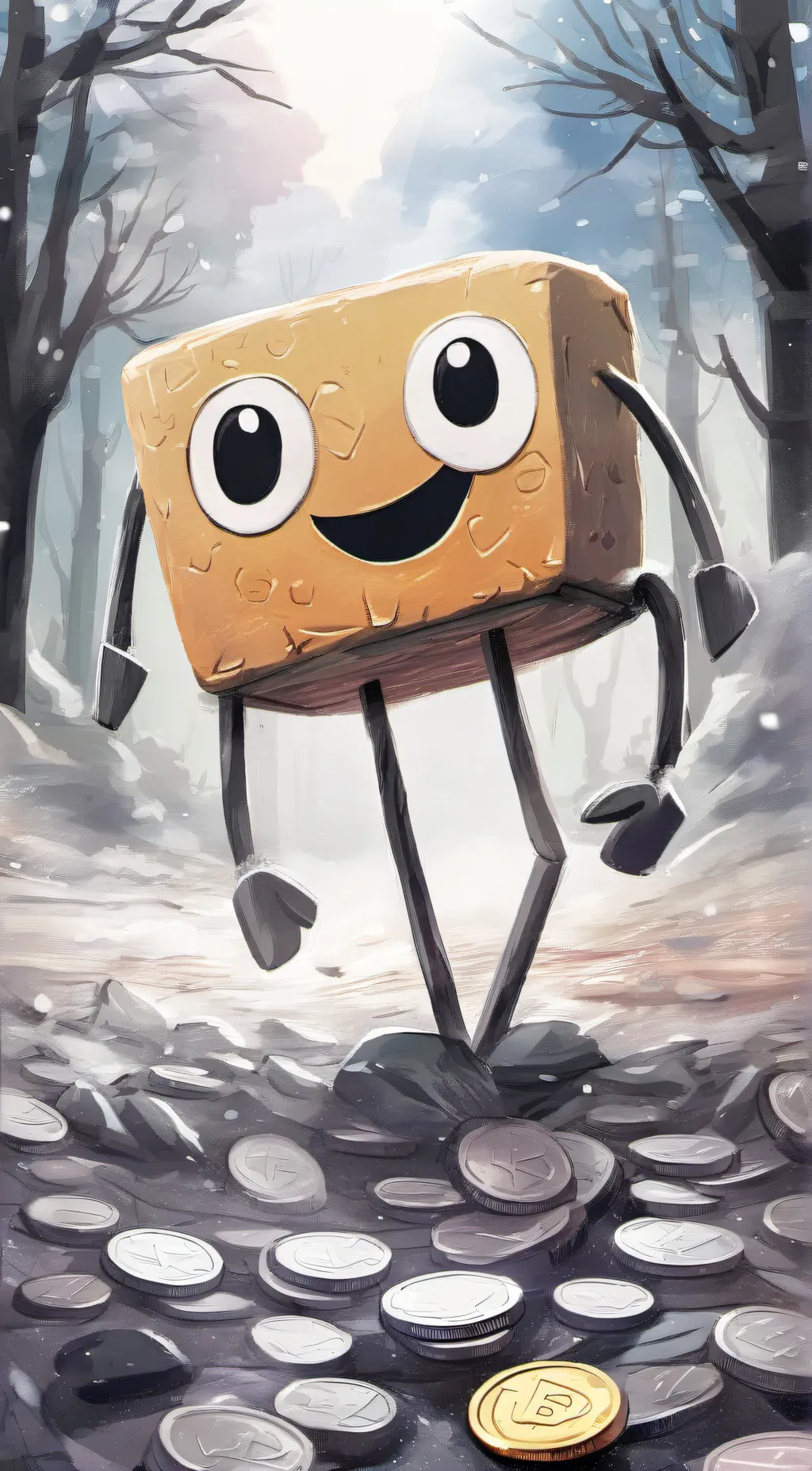 ai character: Coiny background