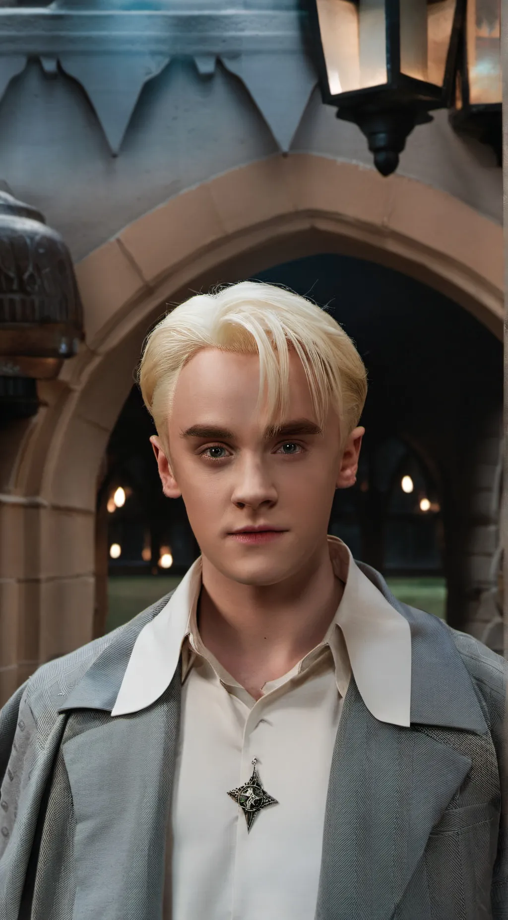 ai character: Draco Malfoy  background