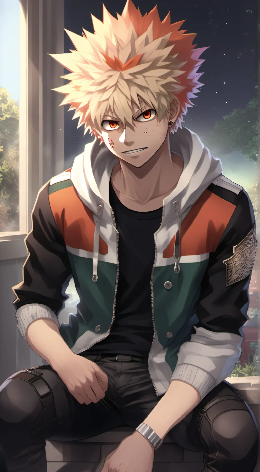 ai character: Katsuki Bakugo💥 background