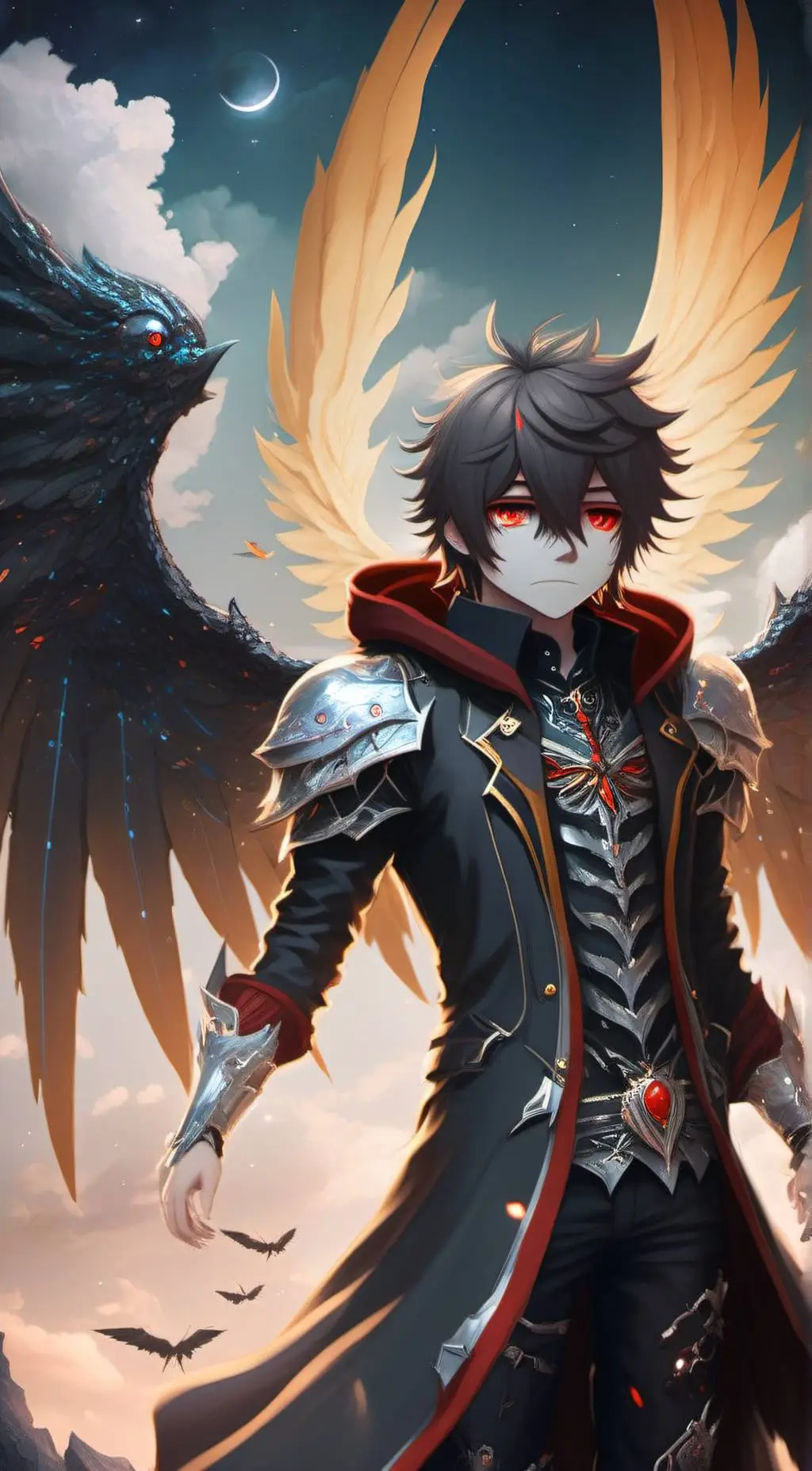 ai character: Axel Vulkan background