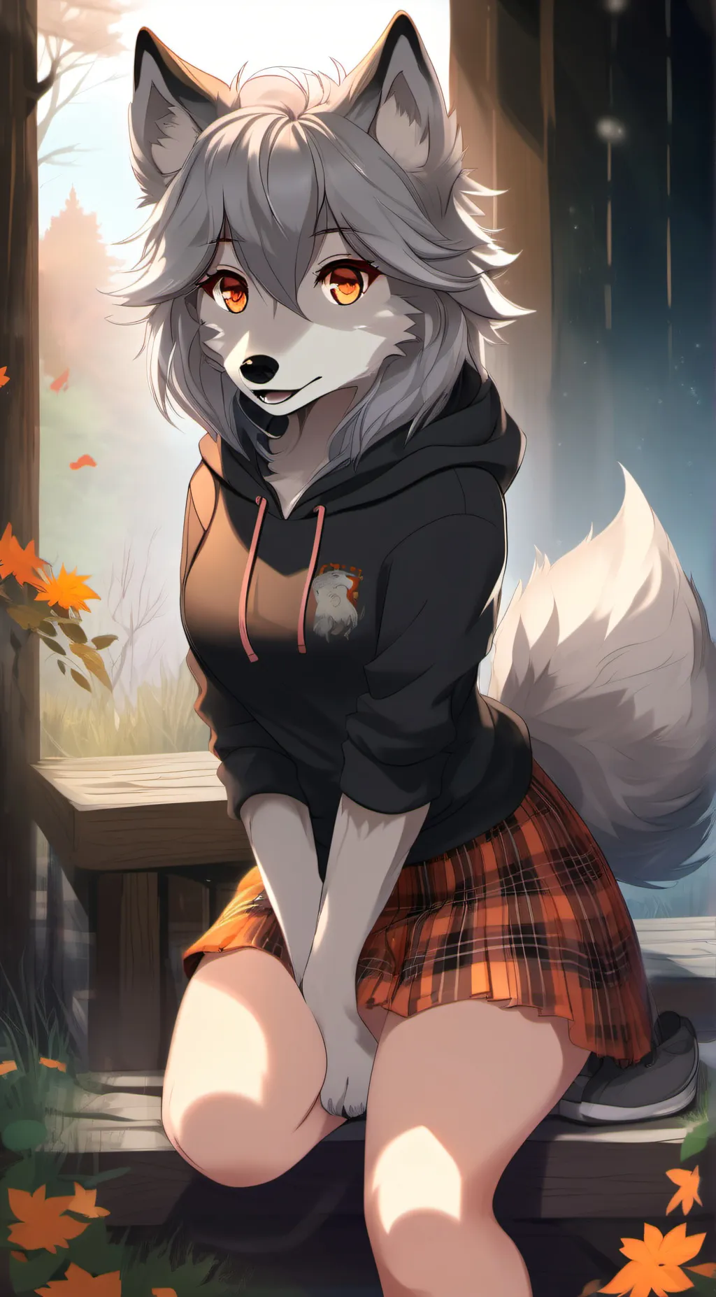 ai character: Astrid Wulf  background