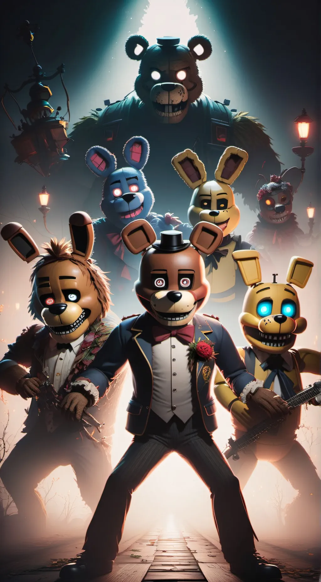 ai character: Freddy and Friends background