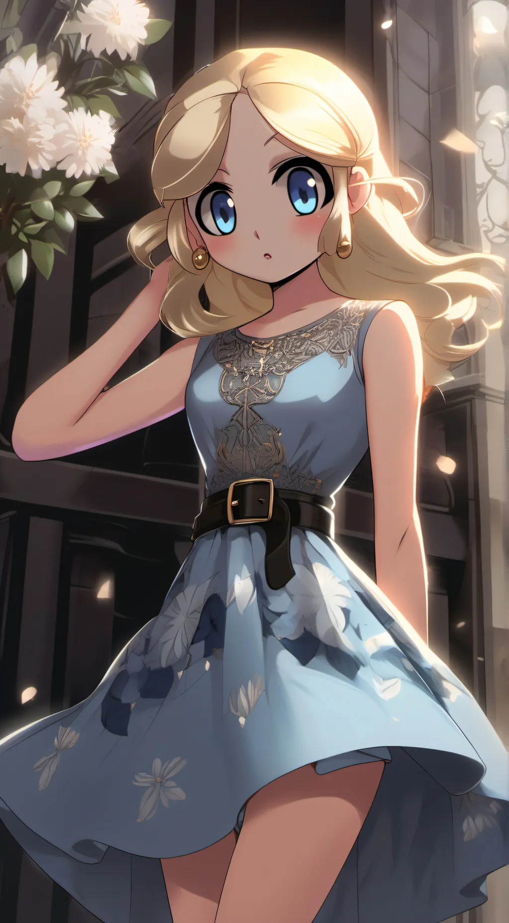 ai character: bubble background