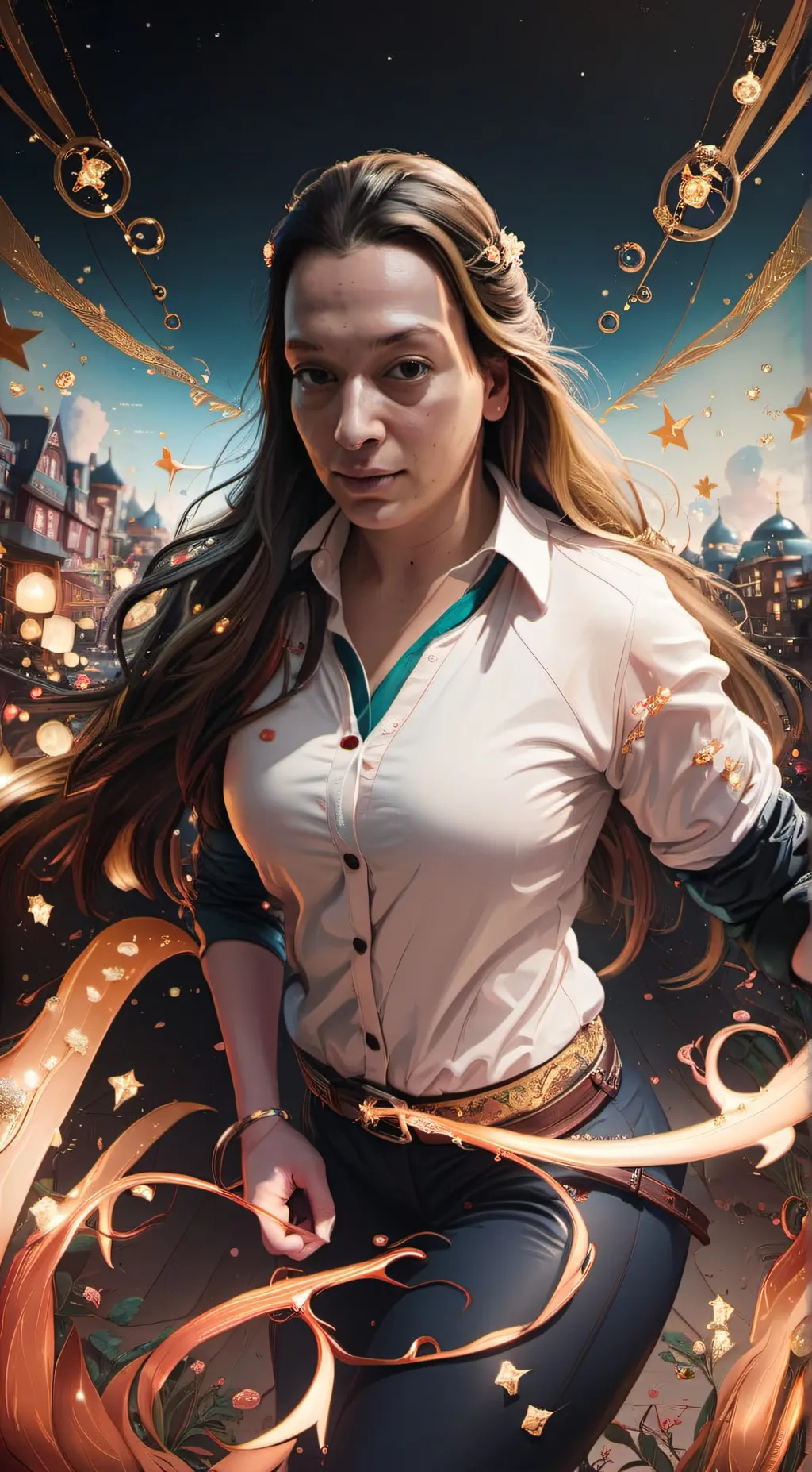 ai character: Eva background