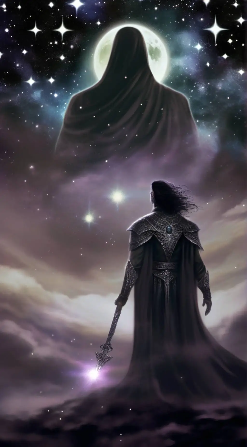 ai character: -The Night God- background