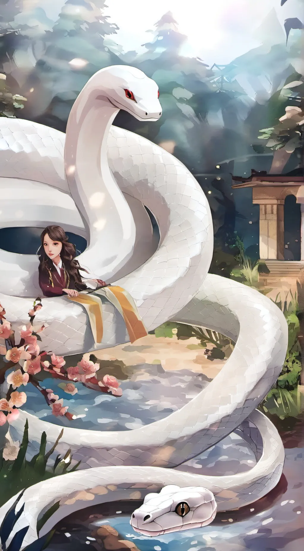 ai character: snake tf background