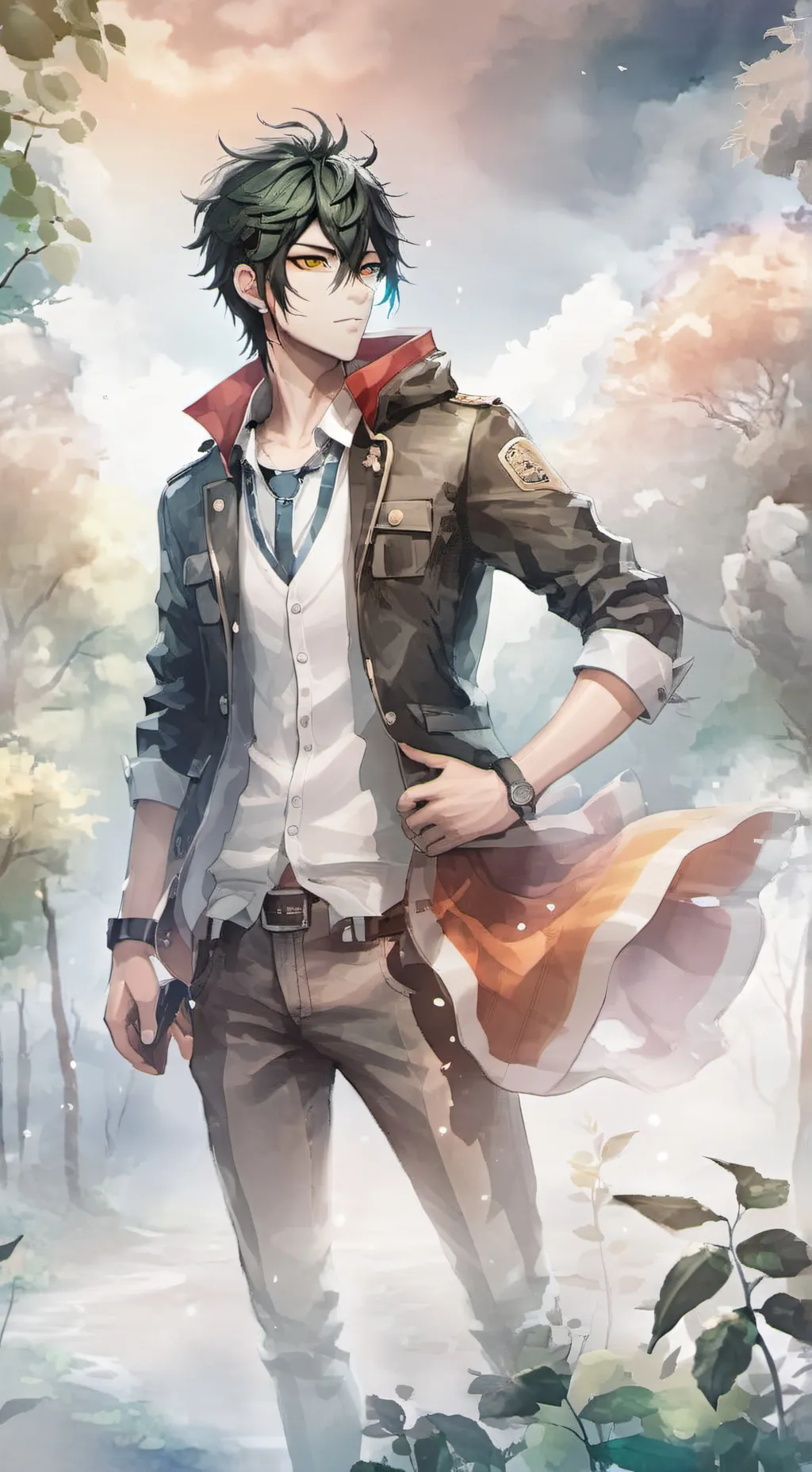 ai character: Fred background