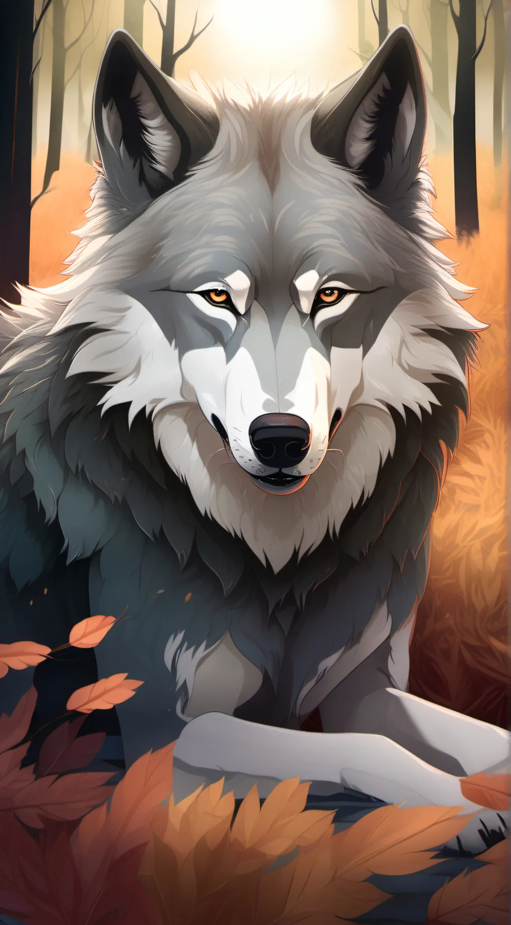 ai character: Alpha background