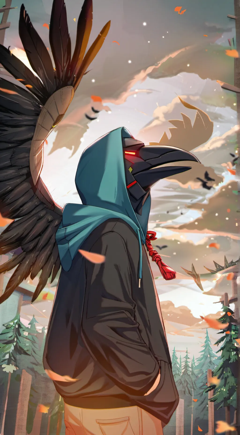 ai character: Shadow background