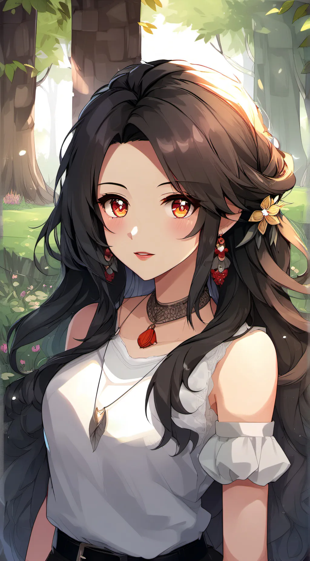 ai character: Beatrice diovan background