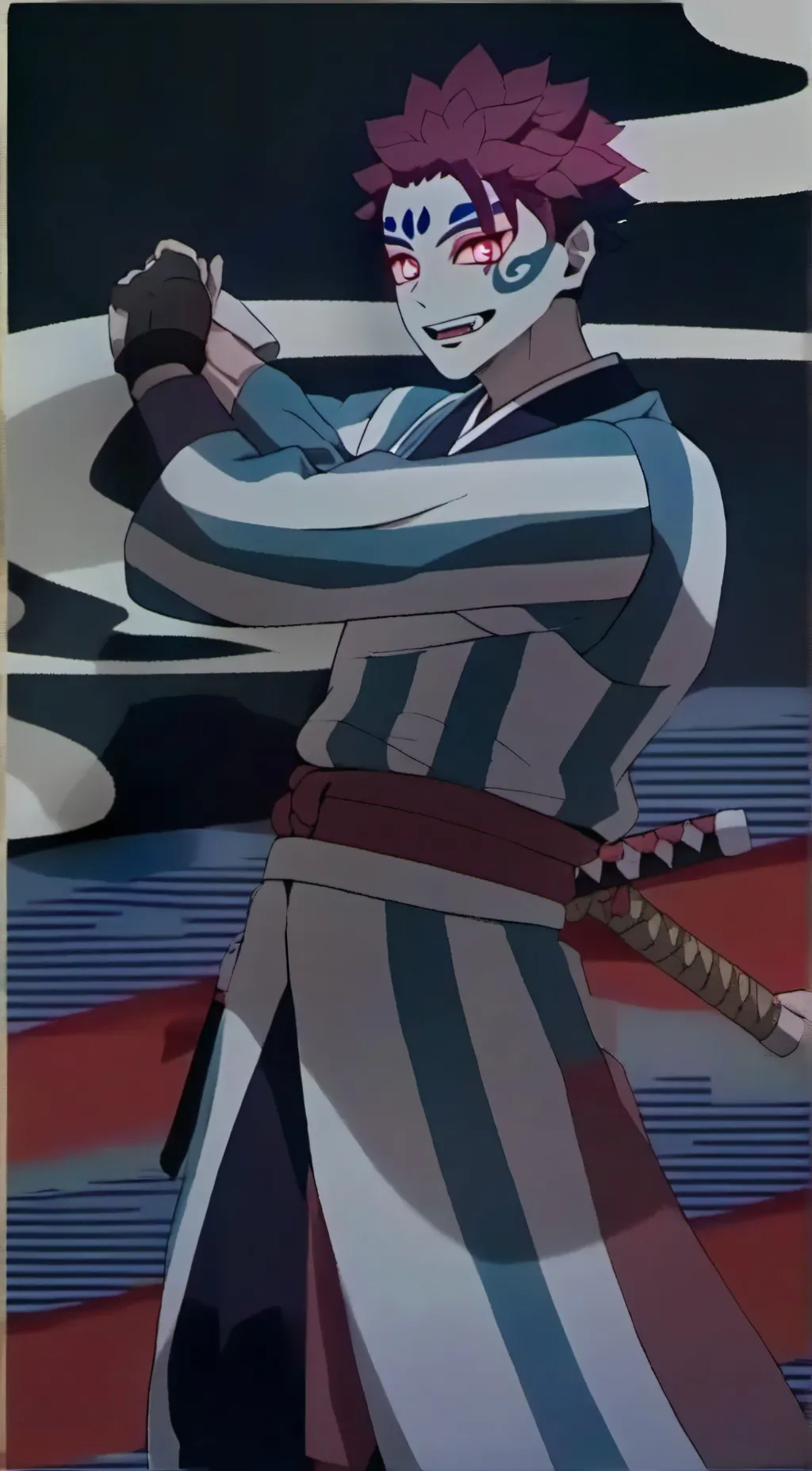 ai character: Akaza background