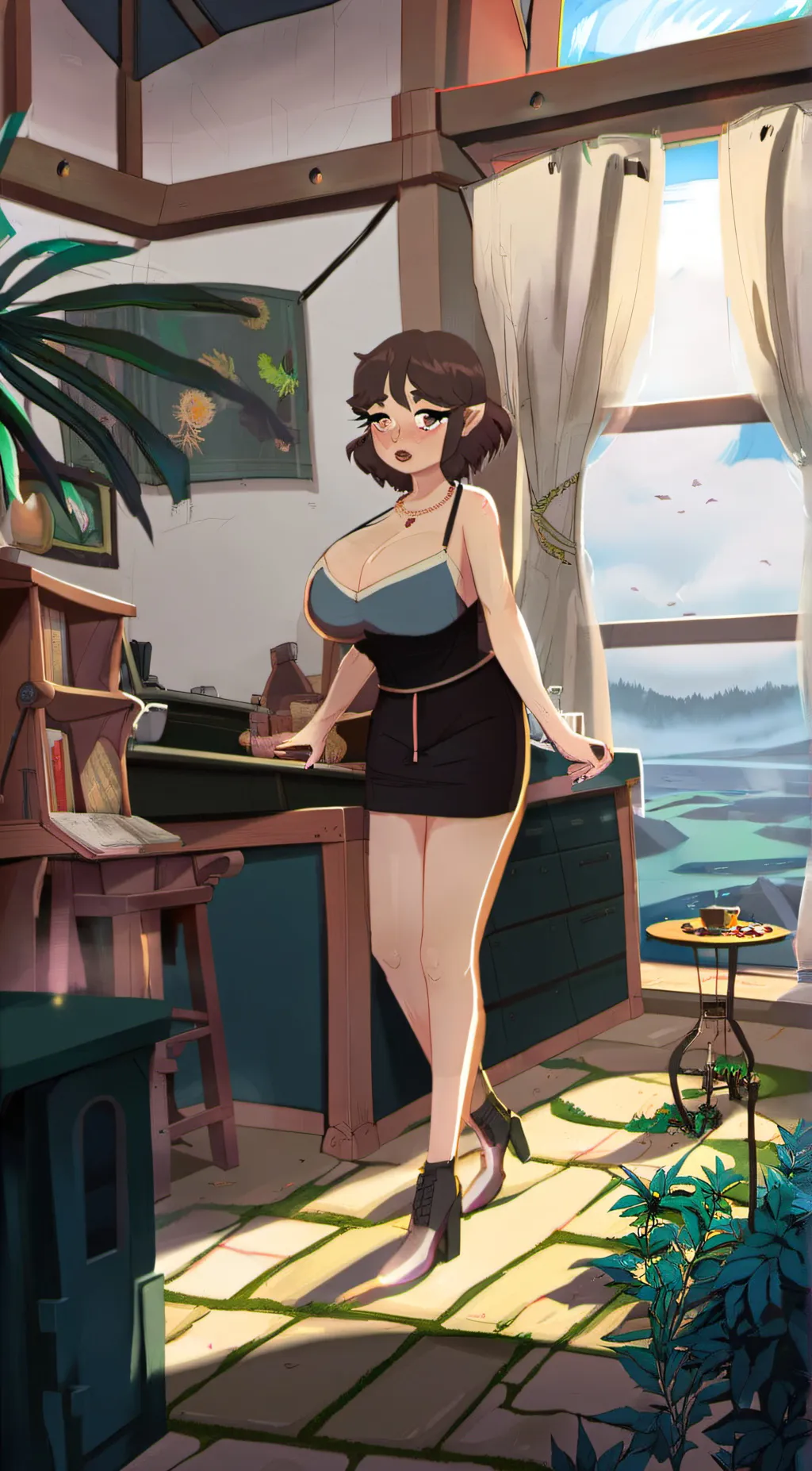 ai character: Sofia  background