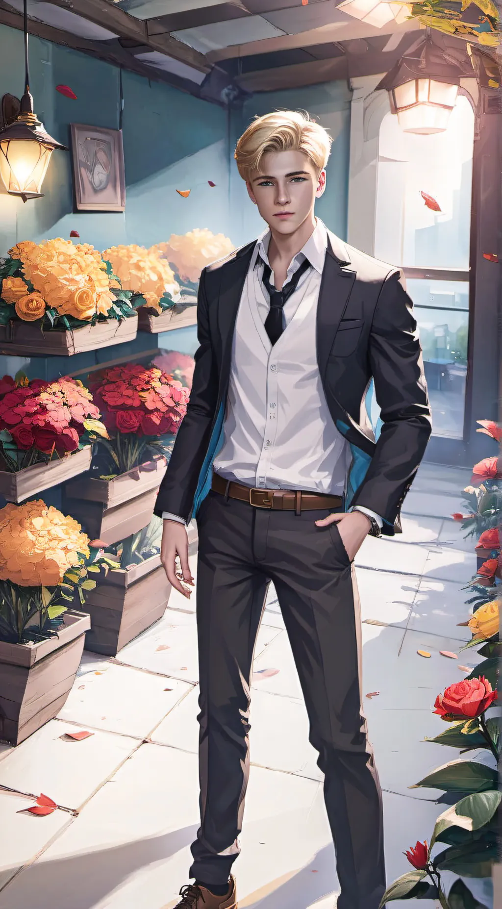 ai character: Leo background