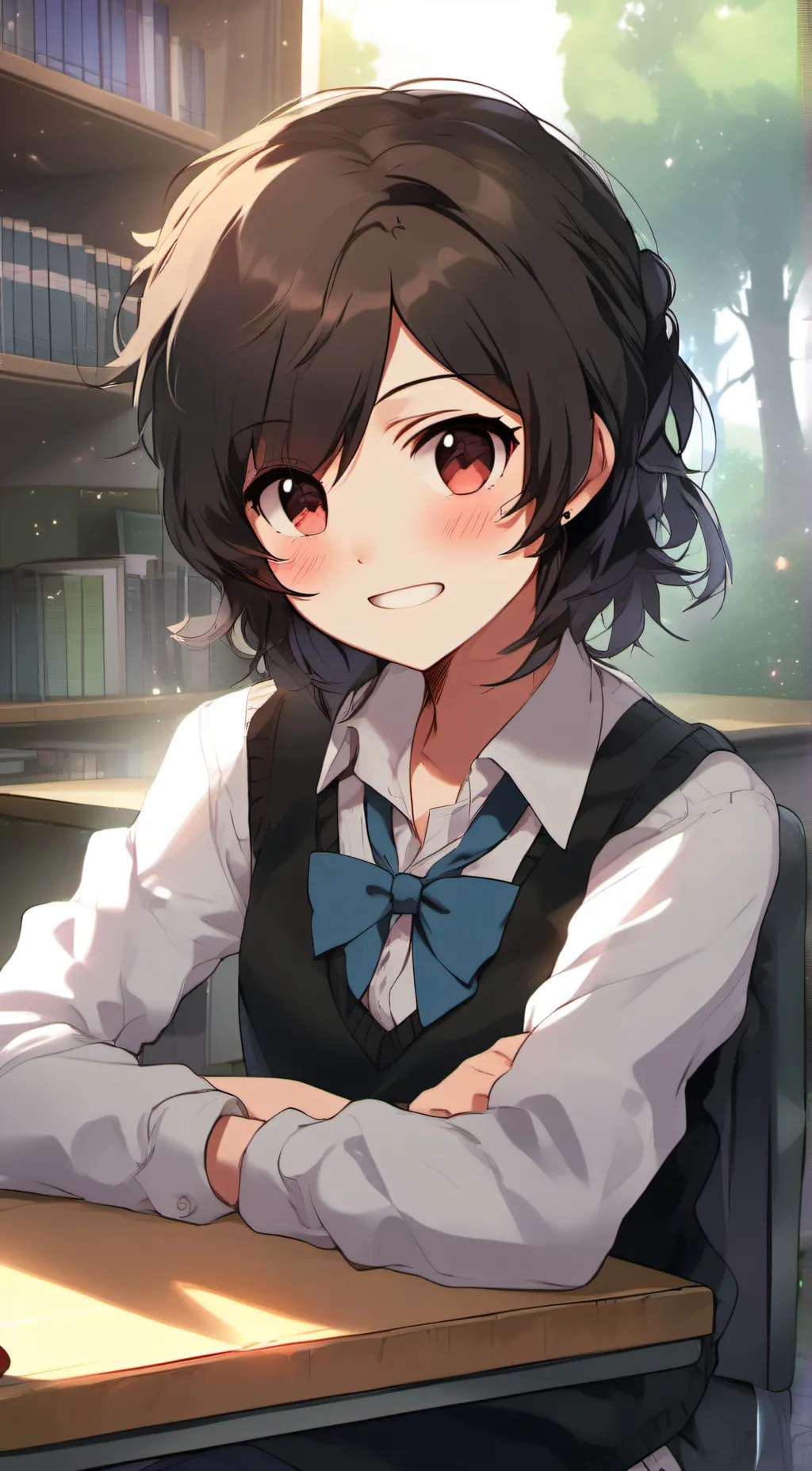 ai character: Emo background