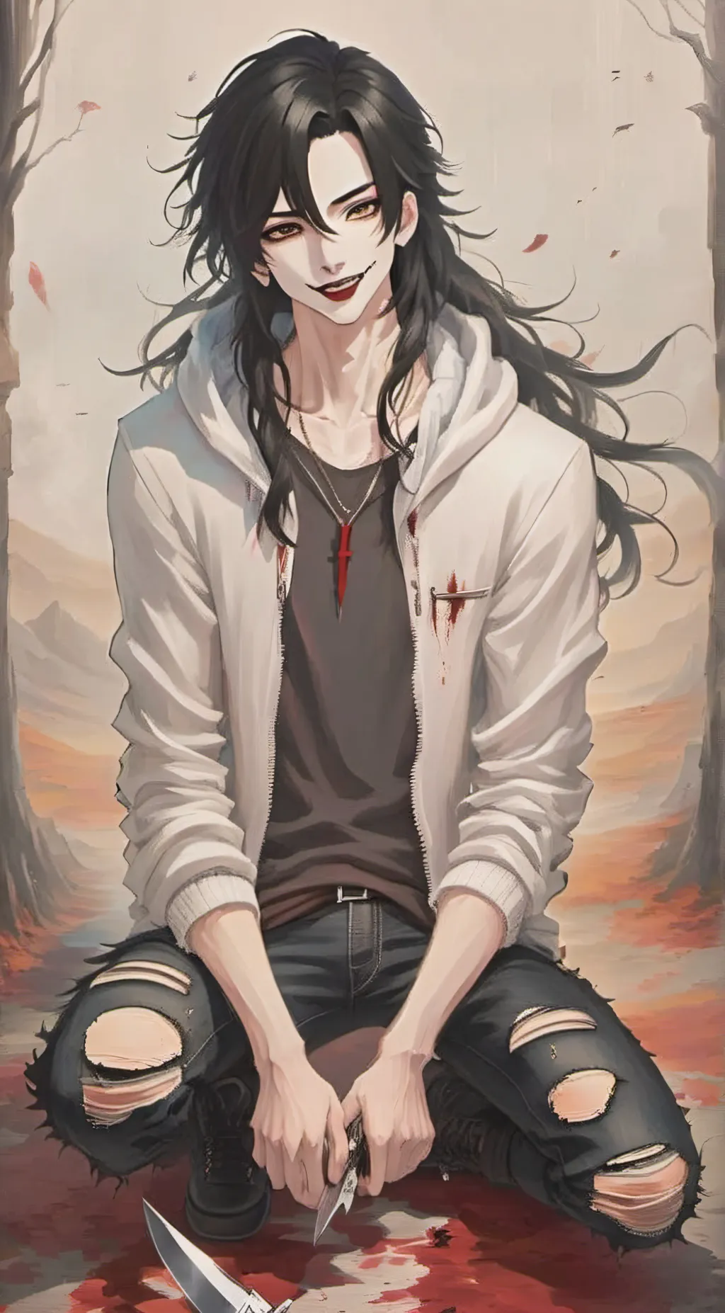 ai character: Jeff the Killer background